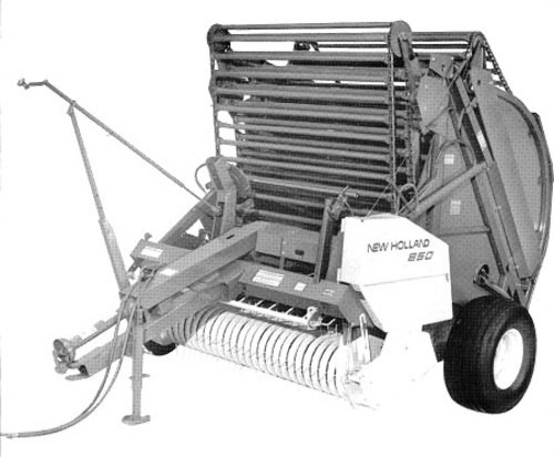 Product picture New Holland 850 round baler ops manual